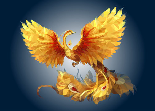 Polygon Art Phoenix