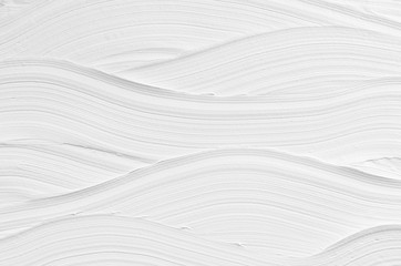 Fototapeta na wymiar White wave plaster texture. Light modern abstract background.