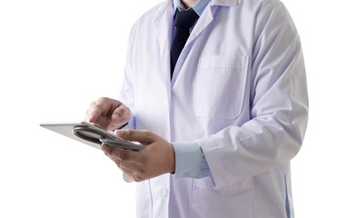 Doctor using digital tablet  Medical technology patient medical the hospital concept