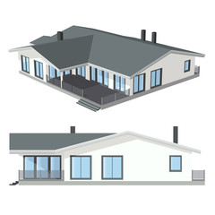 Family House in 2 Views