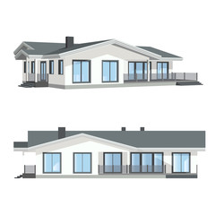 Family House in 2 Views