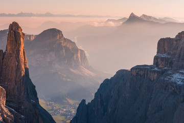 mountains Sella Ronda Dolomites Italy