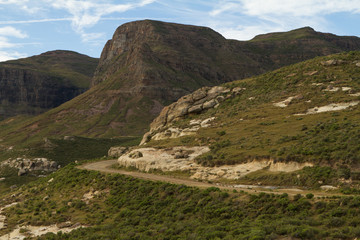 Fototapeta na wymiar mountains Barkley East in South Africa