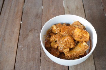 Thai pork curry