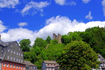 MONSCHAU ( Eifel ) - Stadtpanorama 