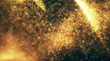 Fototapeta na wymiar Sparkle glitter, stars and sparkling flow abstract background