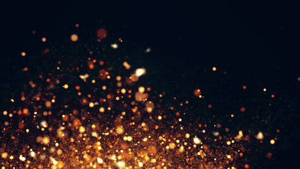 Fototapeta premium Sparkle glitter, stars and sparkling flow abstract background