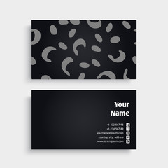 Business Card. Vintage decorative elements