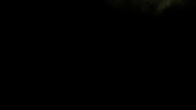 Animated fart - jet of greenish gas again black background, mask included.