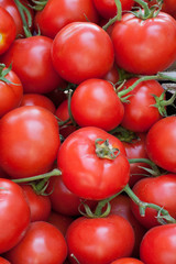 Background of tomatoes
