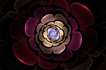 Abstract, fractal,  background, computer-generated, image