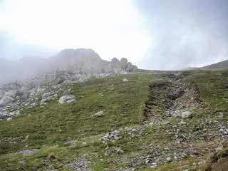 View from Bucegi mountains, Romania, Bucegi National Park