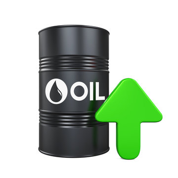 Oil Price Up Illustration