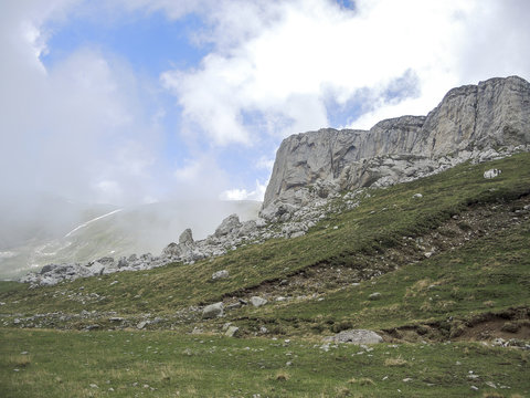 View from Bucegi mountains, Romania, Bucegi National Park