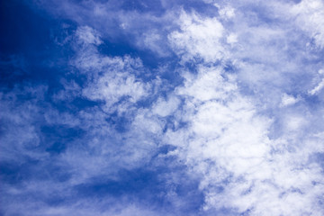 blue sky of background