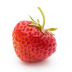 Strawberry isolated on white background. Fresh berry.