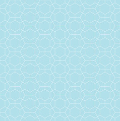 Fototapeta premium hexagon geometric line grid pattern vector background