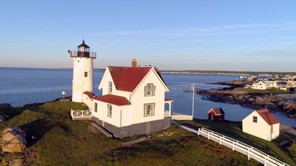 Fototapeta na wymiar Nubble Lighthouse Cape Neddick, Maine