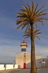 Santa Marta Lighthouse in Cascais, Lisboa region, Portugal