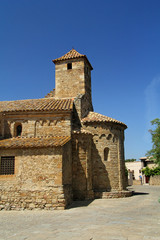 Fototapeta na wymiar Church of Sant Pere, Ullastret, Girona province Girona, Catalonia ,Spain