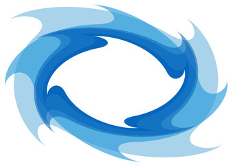 Vector water and wave on the sea, abstract background