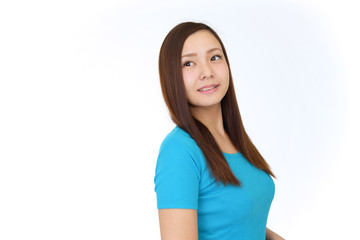 Fototapeta premium 微笑む女性
