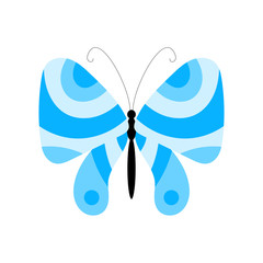 Blue Summer Butterfly