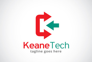 Letter K Logo Template Design Vector, Emblem, Design Concept, Creative Symbol, Icon