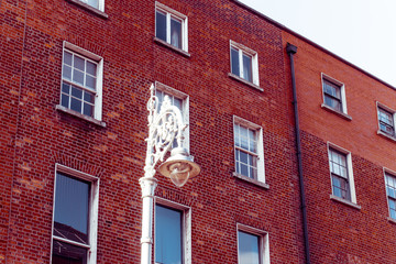 Obraz premium Street view of Dublin city centre