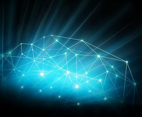 Best Internet Concept of global business.Technological background, symbols Wi-Fi, of the Internet, television, mobile and satellite communications