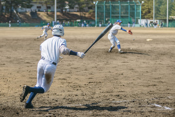 高校野球試合風景