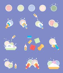 Wash the dishes. House cleaning.