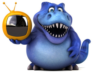 Fun dinosaur - 3D Illustration