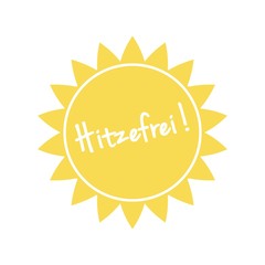 Icon Sonne mit Schriftzug Hitzefrei