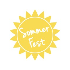 Icon Sonne mit Schriftzug Sommerfest