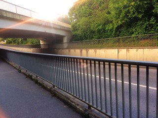 Unterführung mit Zugbrücke
