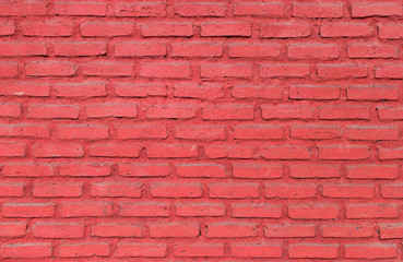 colorful red brick wall background.