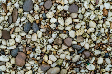 Brown and black gravel texture