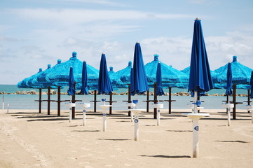 umbrellas on the beach