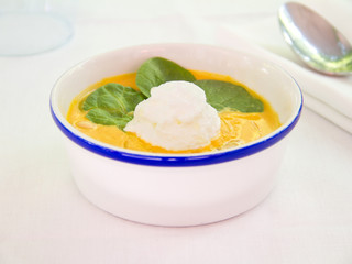 crema de zanahoria