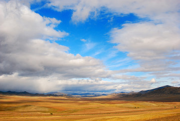 Fototapeta na wymiar Mongolian Steppe