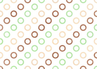 Watercolor circles pattern.