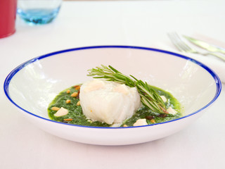 bacalao con espinacas