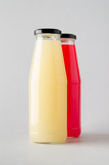 Juice Bottle Mock-Up - Two Bottles