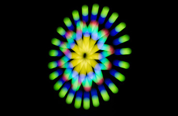 Blurred Abstract Background, Bokeh Light Festival.