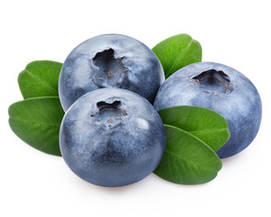 Obraz premium Ripe Blueberry isolated