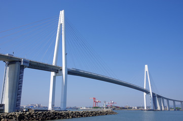 Obraz premium 新湊大橋