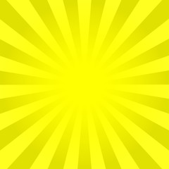 Bright yellow rays background