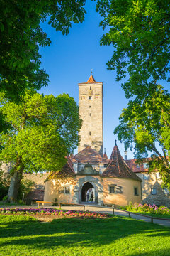 Rothenburg ob der Tauber, Castle Tower and Gate