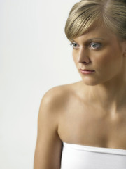 Obraz premium profile of a caucasion girl